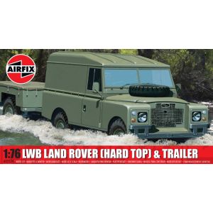 LWB Land Rover (hard top) & Trailer