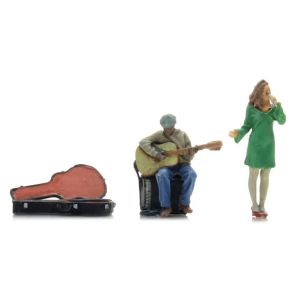 Straatmuziekanten (2 x)