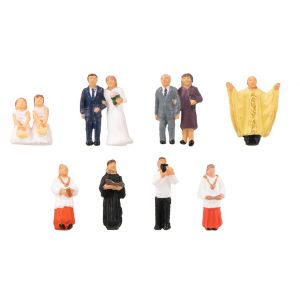 Bruidspaar met priester