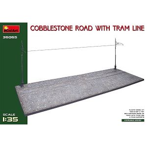 Cobblestone Road w Tram Line