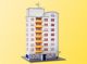 N Hochhaus mit Ladengeschaeft