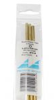 Round Brass Tube 4mm x 0,45mm 3st.