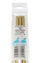 Round Brass Tube 6mm x 0,45mm 3st.