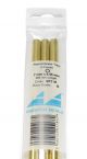 Round Brass Tube 7mm x 0,45mm 3st.