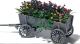 Leiterwagen mit Blumen H0