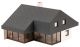 Architectenhuis met platen dak
