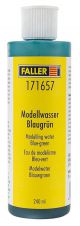 Modelwater, blauwgroen