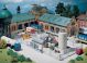Ijzeren industrie-omheining, 1010 mm