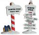 North Pole Signs, SET OF 2
