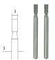 Cilinderfrees Ø 3 mm, 2 st.