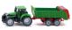 Tractor with universal manure spreader